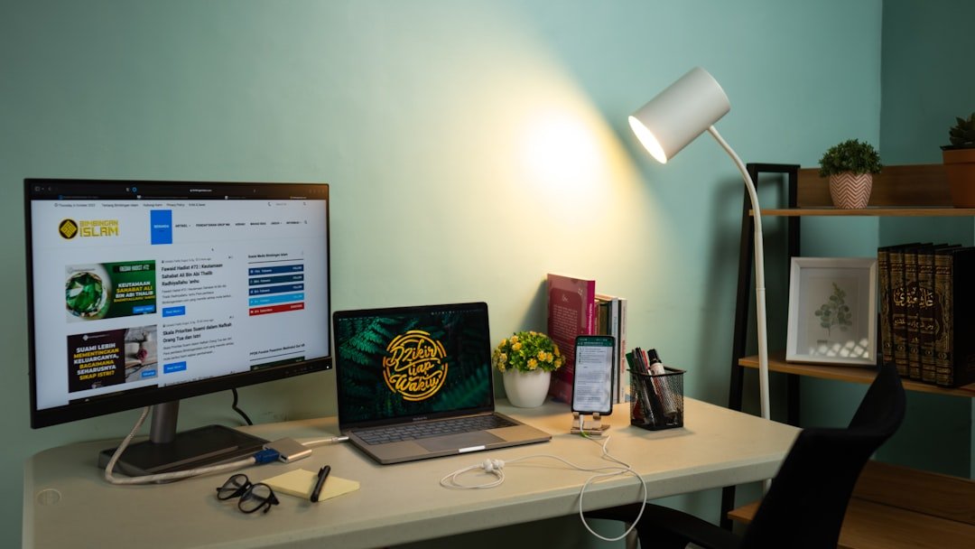 Working desk setup